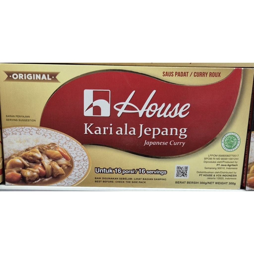 

Bumbu Kari Ala Jepang Original HOUSE Japanese Curry Original 300g - HK.