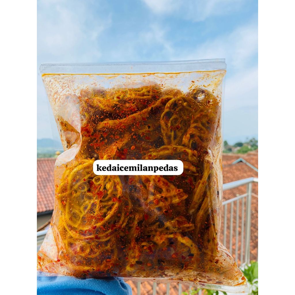 

seblak kerupuk mie/pukmi pedas daun jeruk/original daun jeruk kemasan 500gr 250gr