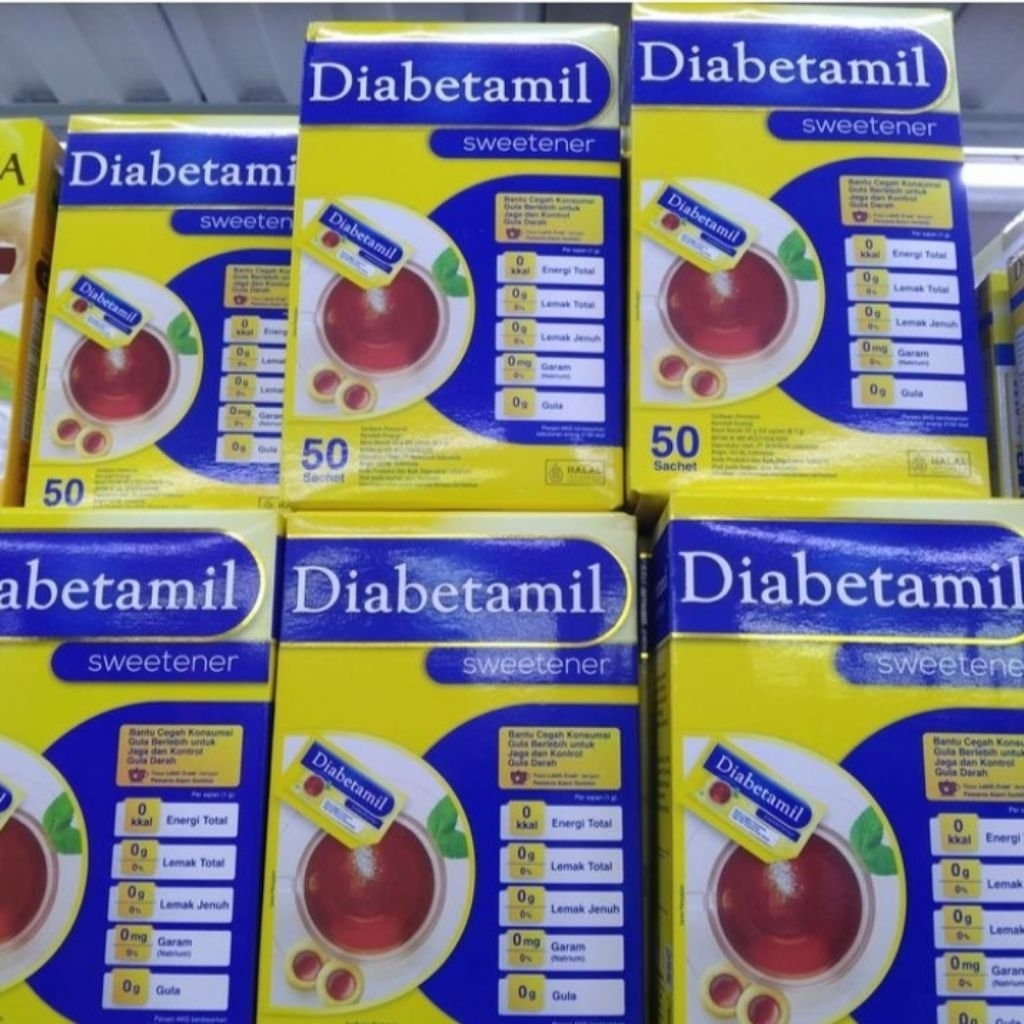 

Diabetamil swetener gula isi 50 sachet