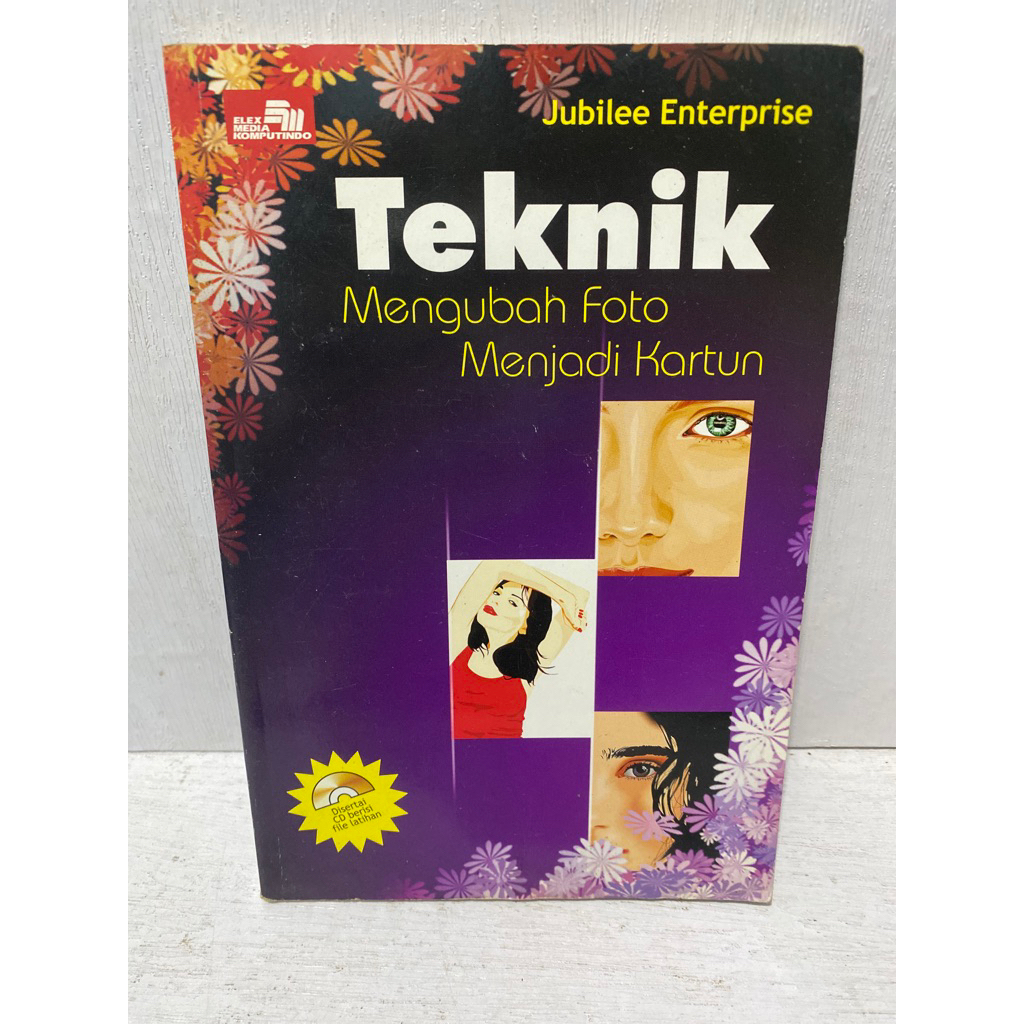 Buku Original TEKNIK MENGUBAH FOTO MENJADI KARTU +(CD)