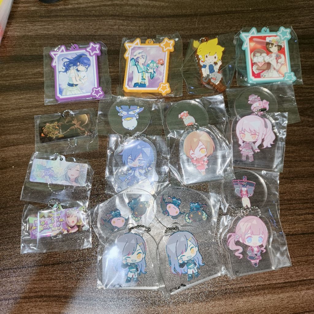 Project Sekai Various Keychain Rui mafuyu Kaito an honami Meiko len
