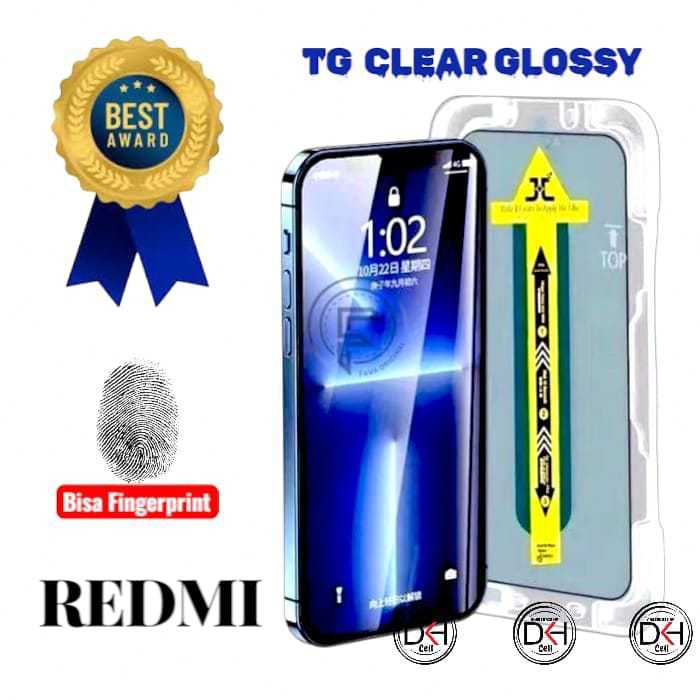 TG CLEAR SUPERFIT FULL SCREEN Tempered Glass Kaca REDMI A1 A2 A3 A5 5 PLUS 7 8 8A 9 9A 9I 9C 9T POWE