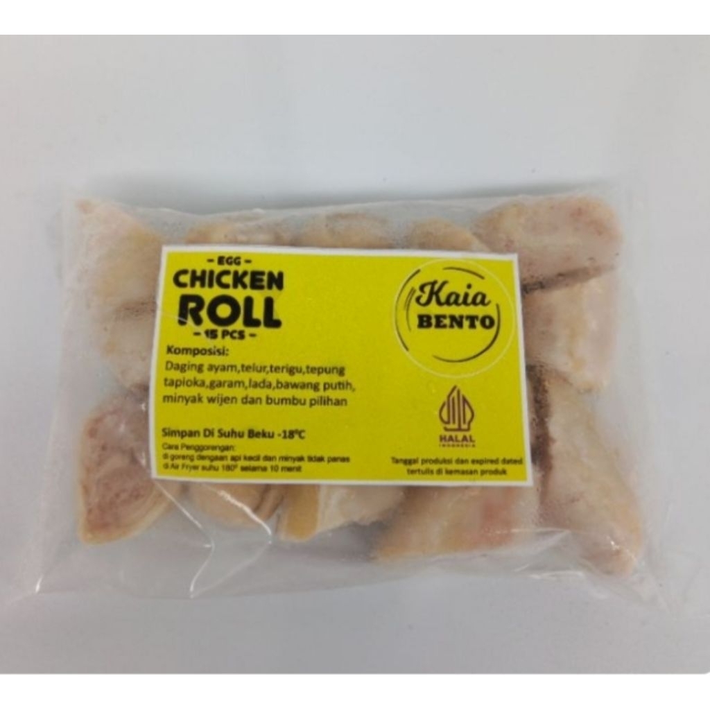 

KAIA BENTO EEG CHICKEN ROLL ISI 15 - 500g