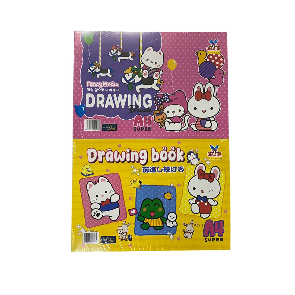 

Termurah BUKU GAMBAR SUPER A4 Motif Baru isi 5 & 10 buku