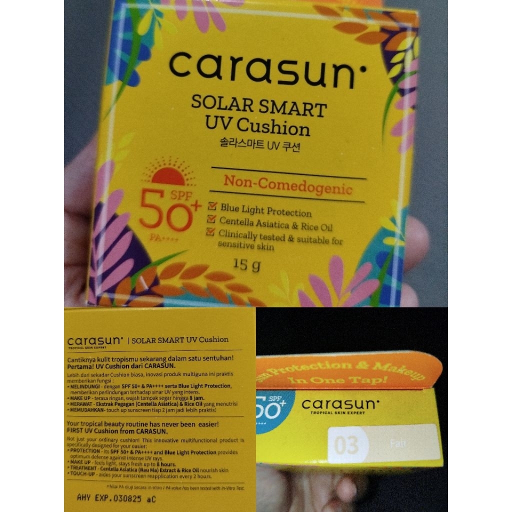 New Carasun Solar Smart UV Cushion Fair