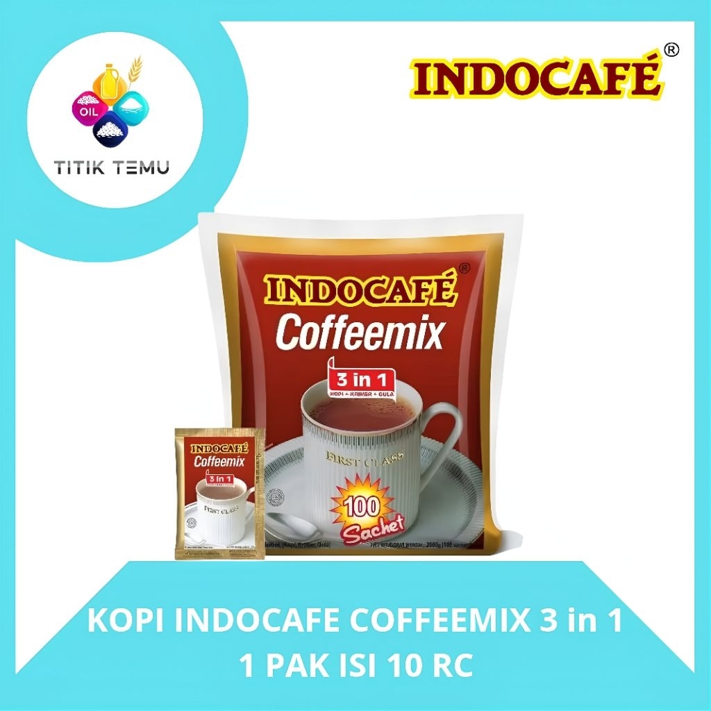 

KOPI INDOCAFE COFFEEMIX 1 PAK ISI 10 RENCEN