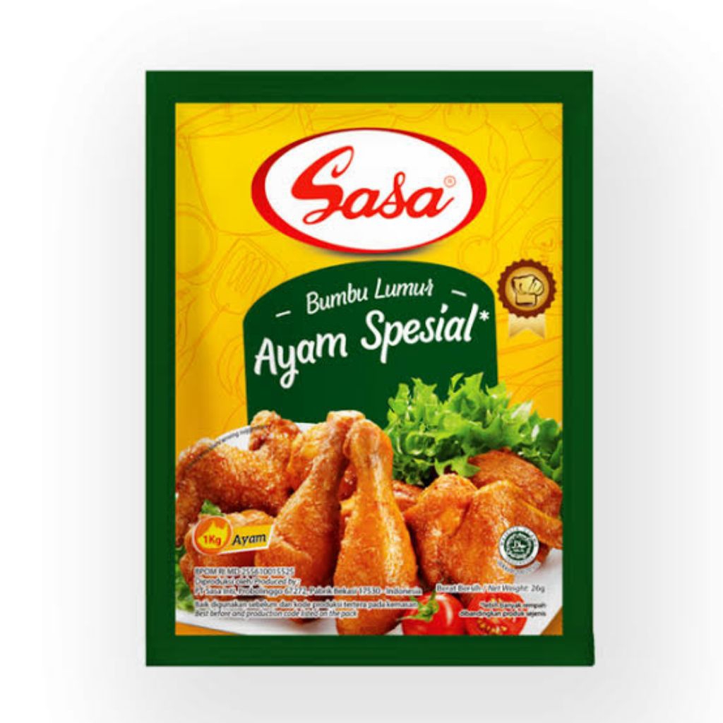 

Sasa Bumbu Lumur Ayam Spesial 26 gram