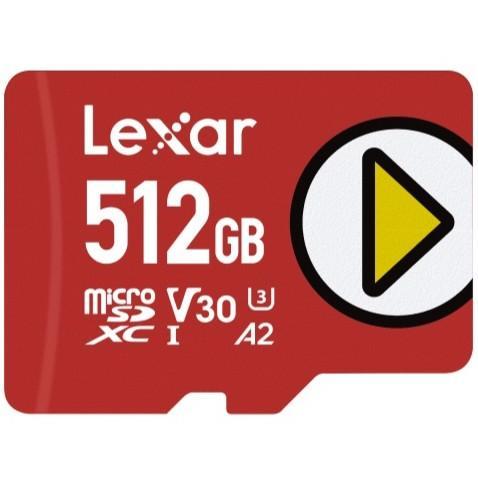 LEXAR PLAY 512GB UHS-I U3 V30 A2 | MEMORY MICROSD CARD MICROSDHC MICROSDXC LMSPLAY512G-BNNNG