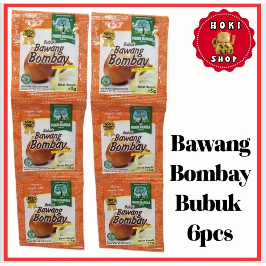 

Bawang Bombay Bubuk 6pcs @3gr / Onion Powder