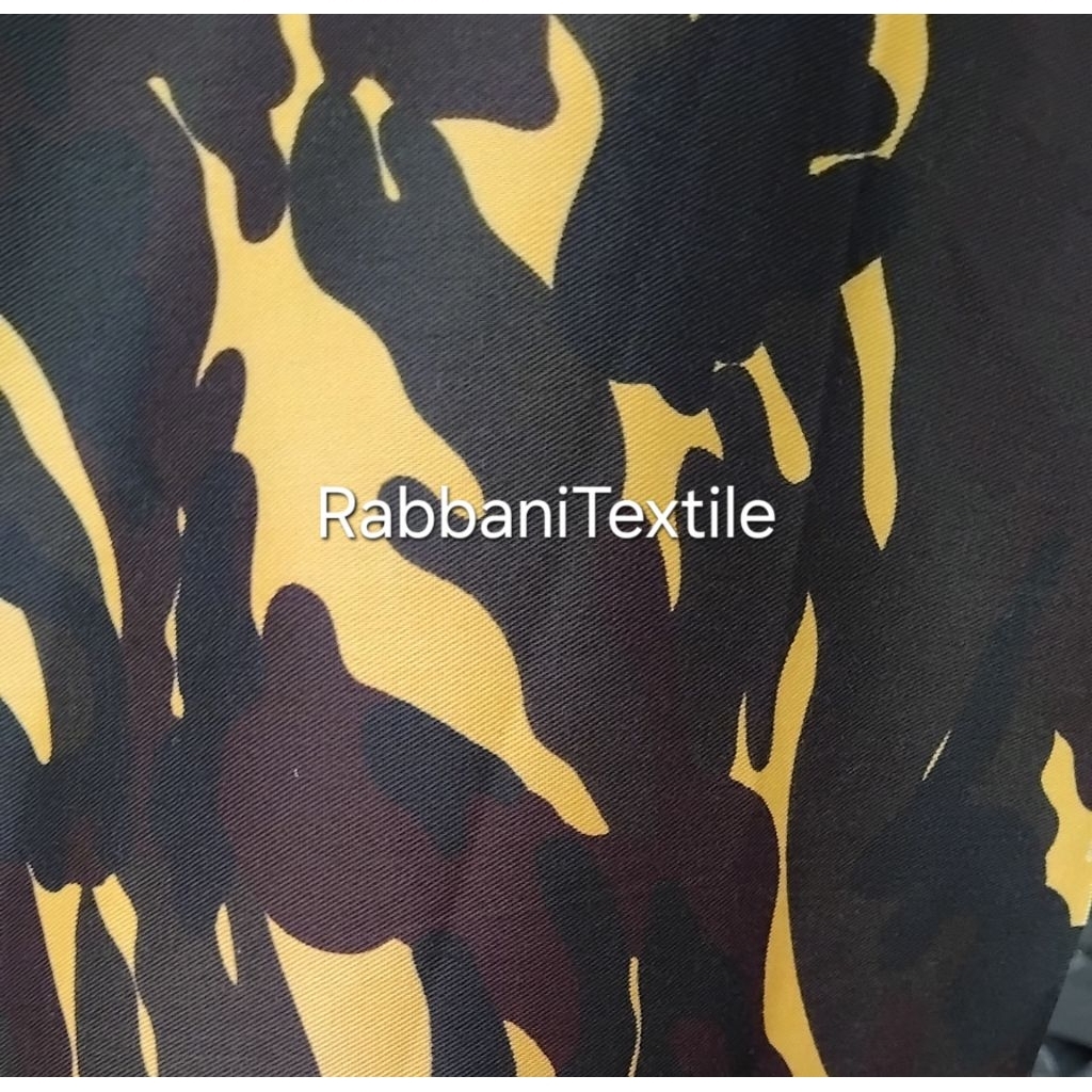 Bahan Kain Loreng Twill TR Banser Loreng Twill Banser