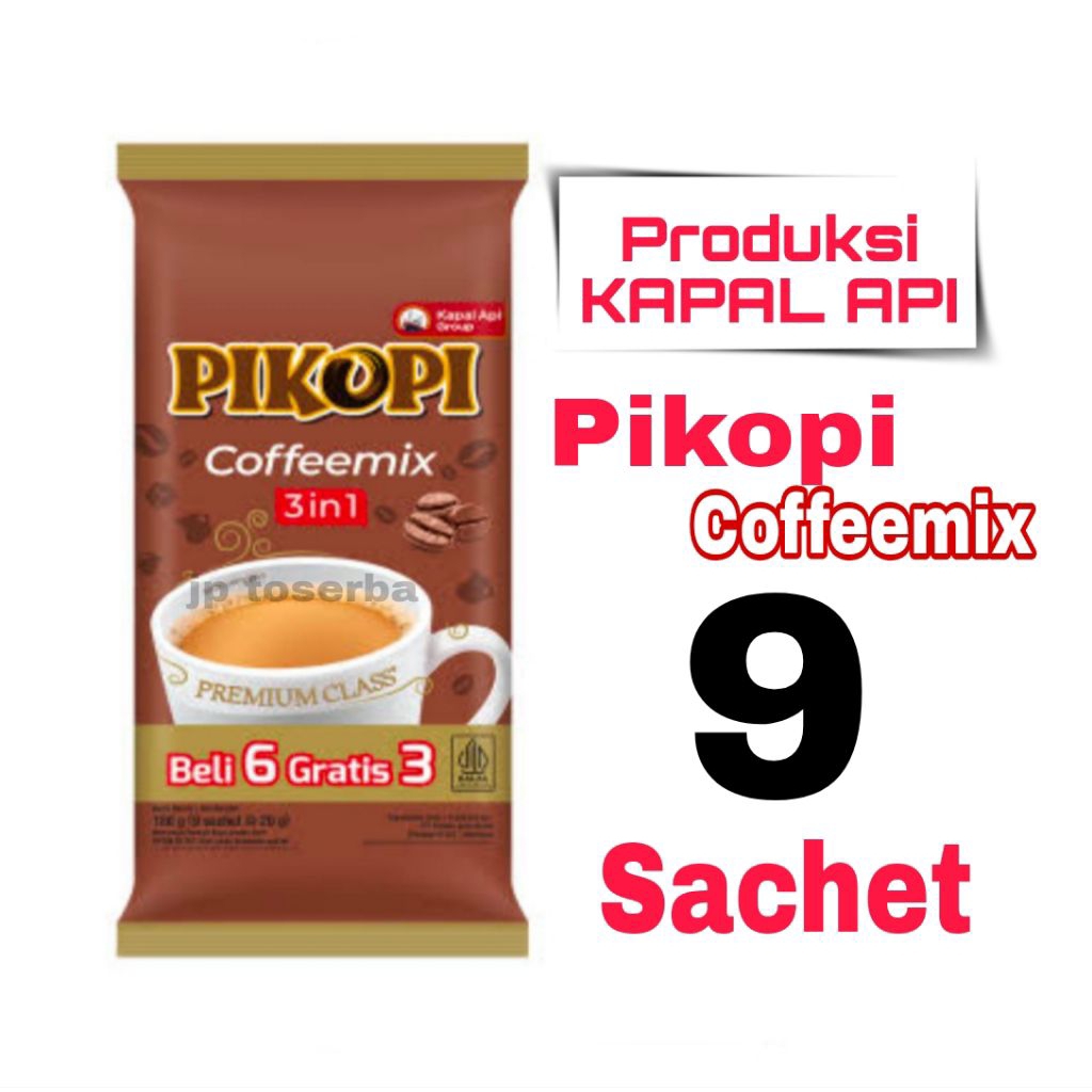 

PUSAT GROSIR Kopi Pikopi 1 Pack Isi 9 Sachet