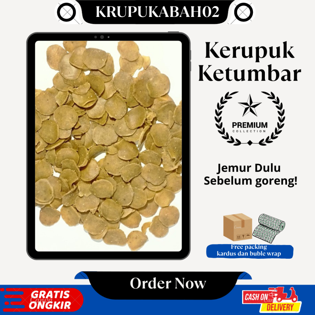 

Krupuk Ketumbar Mentah Kerupuk Tumbar