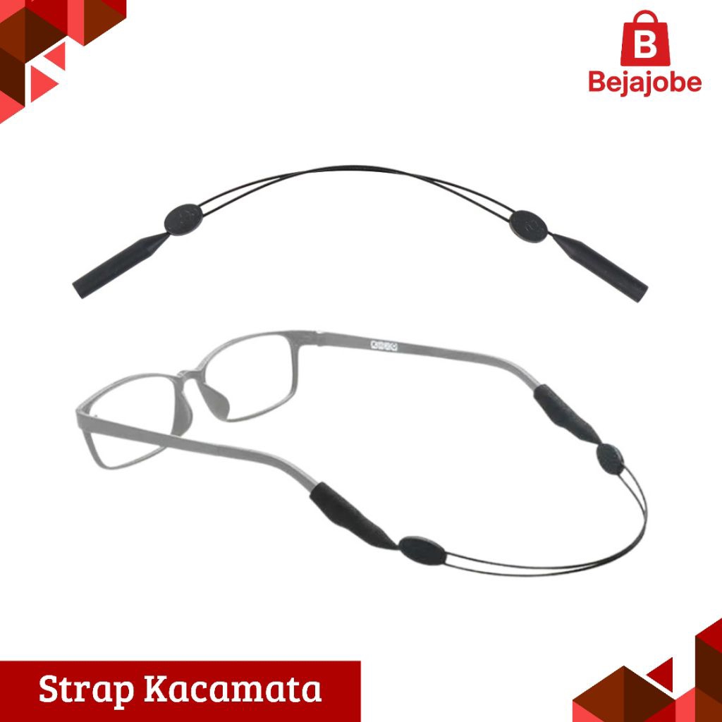 Strap Kacamata Olahraga / Strap Silikon Safety 1 Pcs