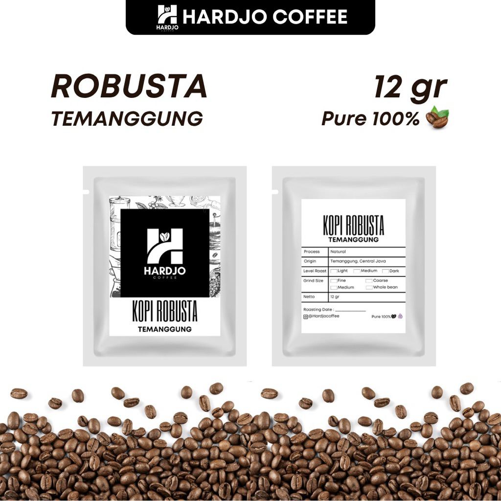 

12gr FINE KOPI ROBUSTA TEMANGGGUNG HARDJOCOFFEE