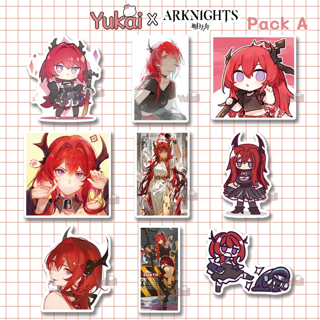 

Stiker Surtr Arknights Premium - Sticker Pack Anime Waterproof