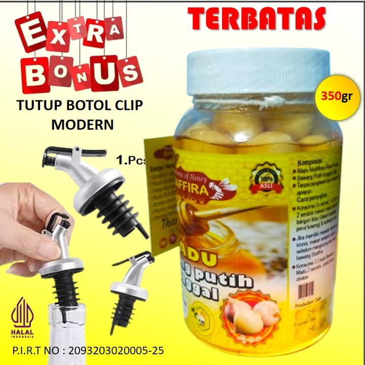 Madu Bawang Tunggal 350gr Madu Bawang Lanang Suplemen Kekuatan Pria