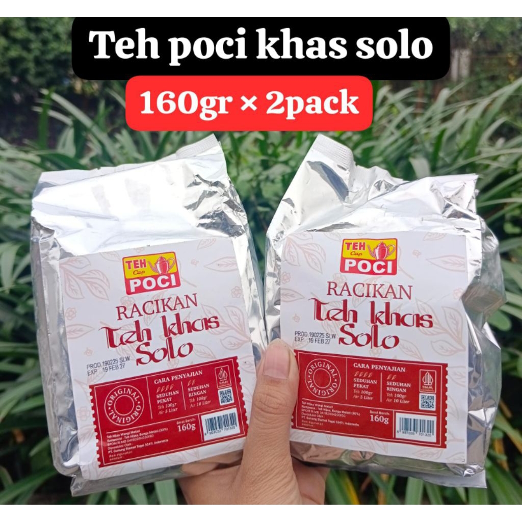 

Teh Solo Racikan 160gr × 2Pack | Teh Wangi dan Nikmat