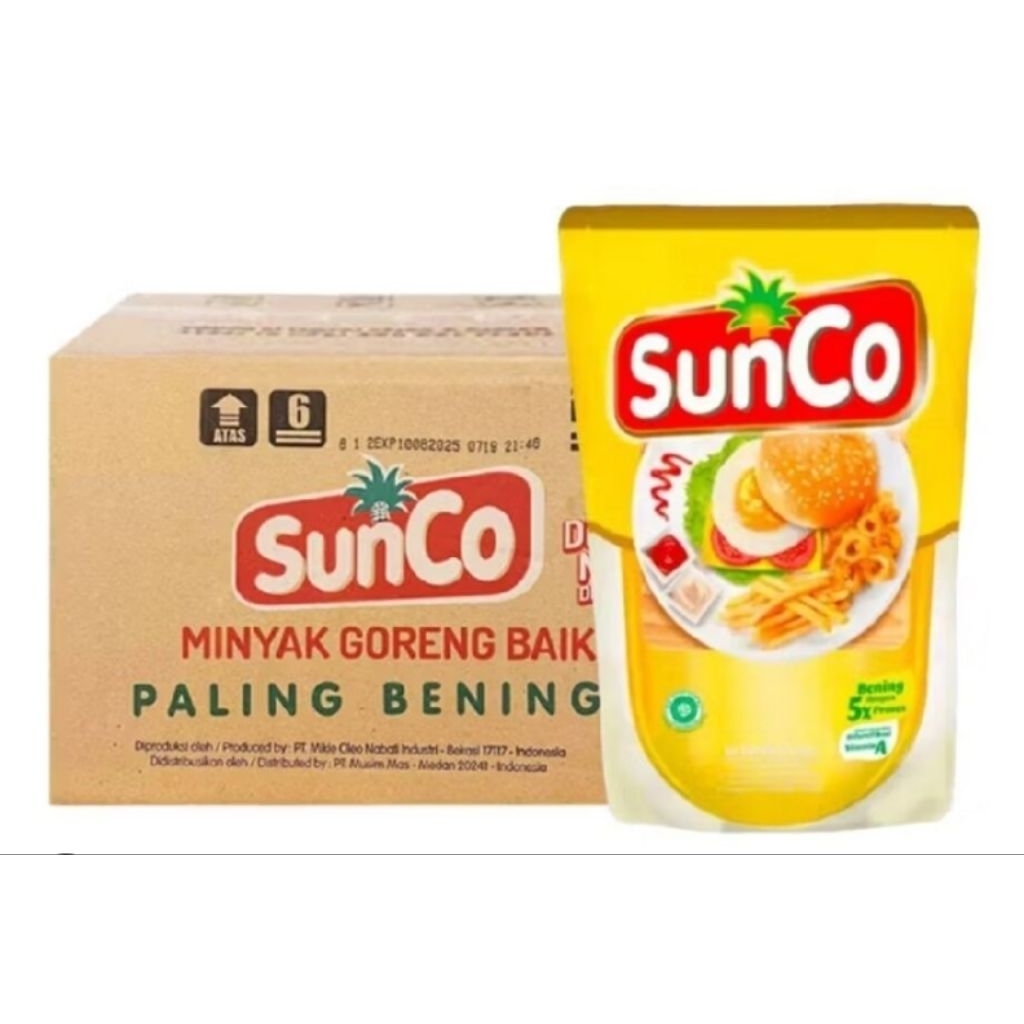

minyak goreng sunco 2L X 2ds