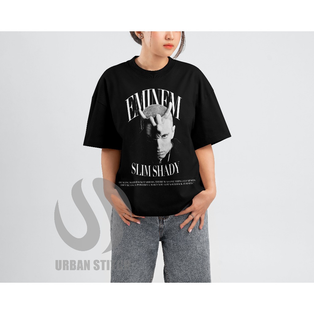KAOS OVERSIZE BOXY EMINEM SLIM SHADY/ BOXY EMINEM SLIM SHADY