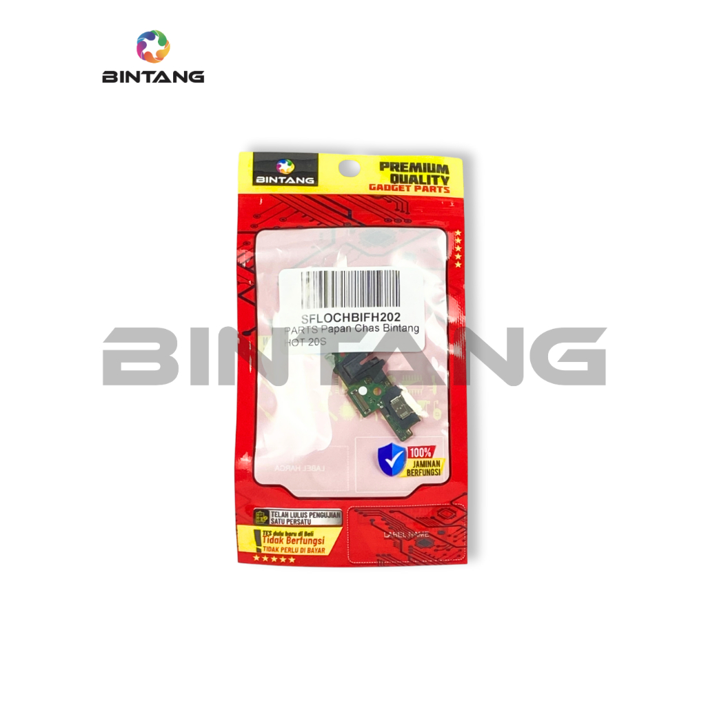 

PARTS PAPAN CHAS BINTANG NOT 20S