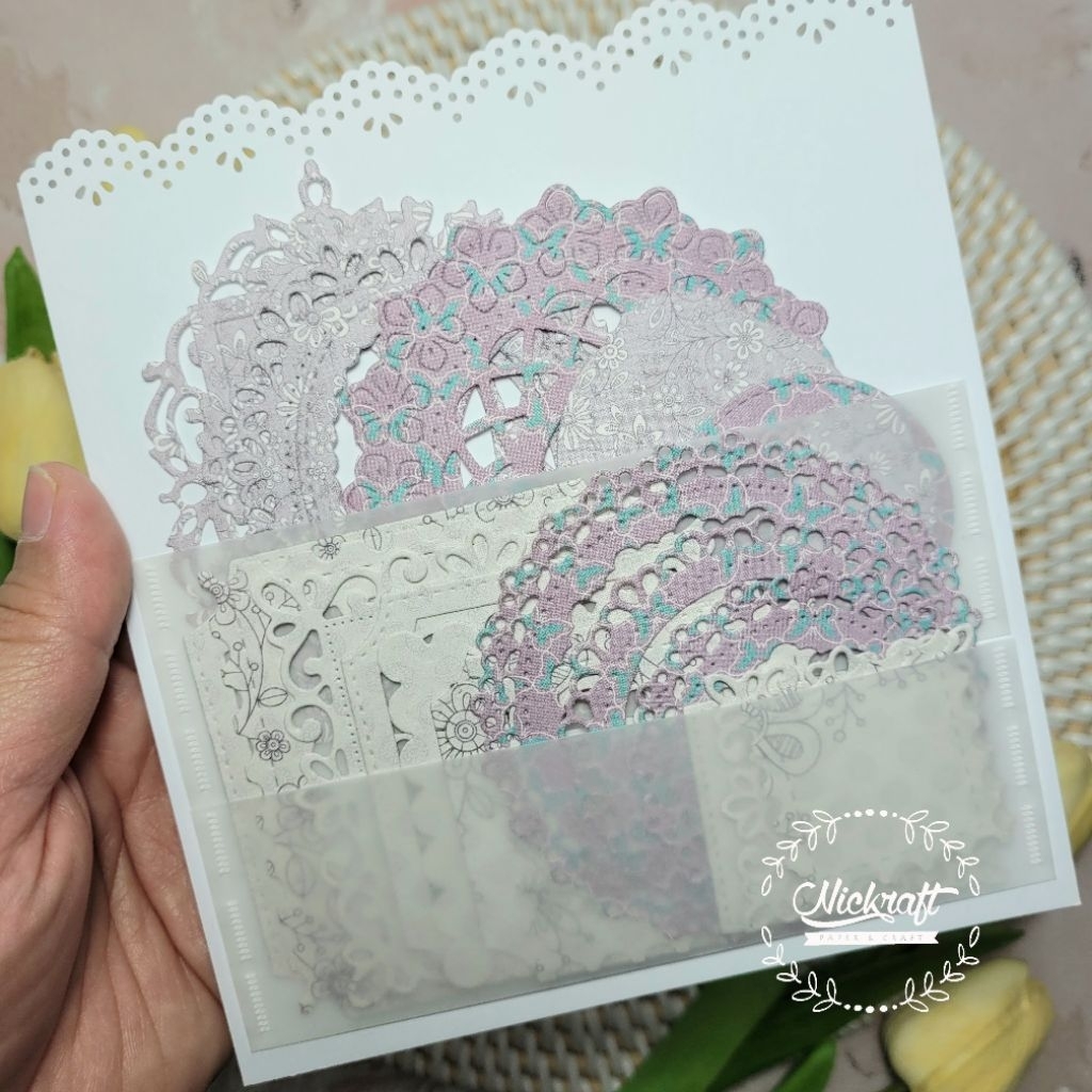

DIE CUT KERTAS FRAME MIX OVAL CIRCLE SQUARE #3