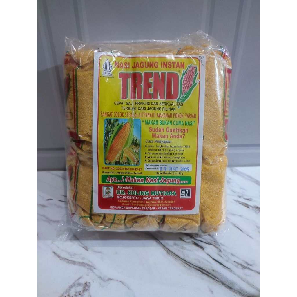 

Nasi Ampok Jagung Instan 150g/Cocok Untuk Diabetes