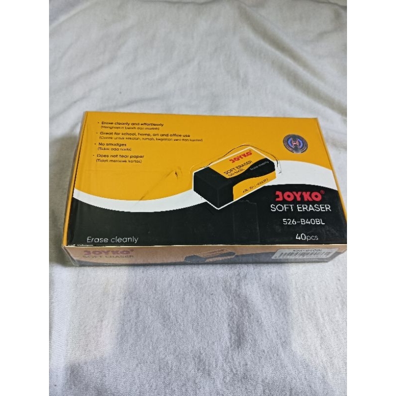 

penghapus kecil joyko 1pak isi 40pcs