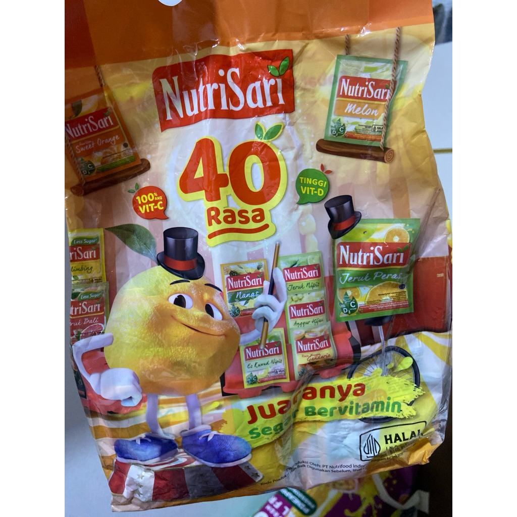 

Nutrisari minuman segar 40 rasa paket PRJ Jakarta Fair