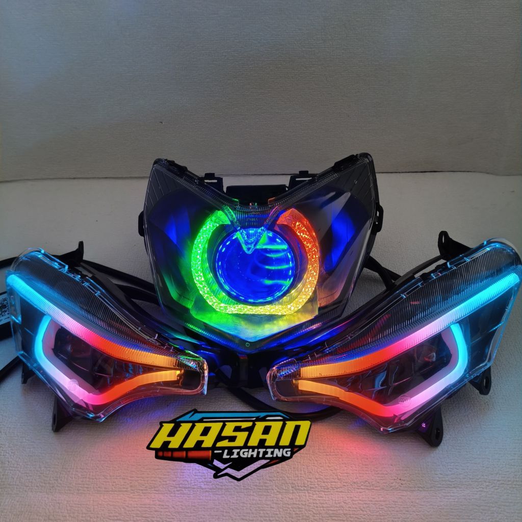 Lampu Supra x 125 Batman Biled AES+Alis.