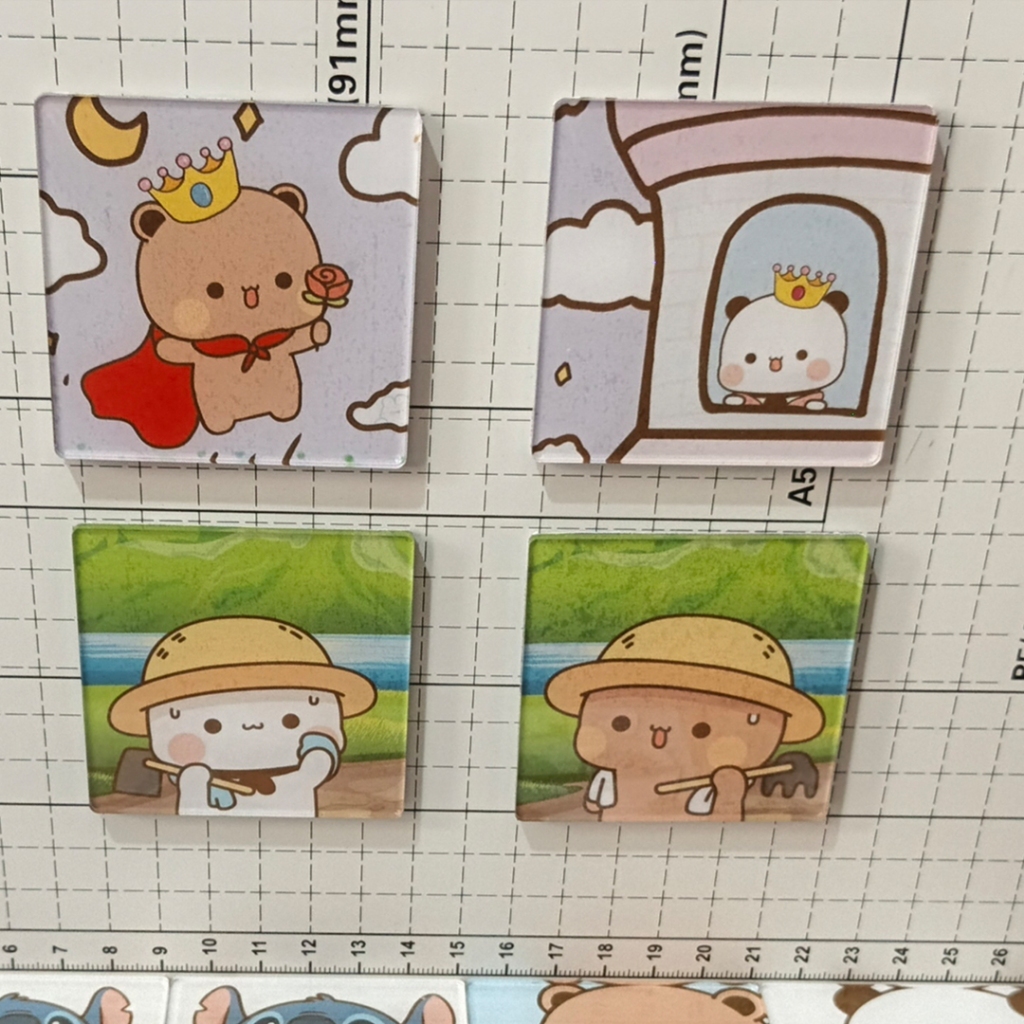 Magnet Kulkas Bubu Dudu Lucu | Hiasan Magnet Kulkas Akrilik Gemes