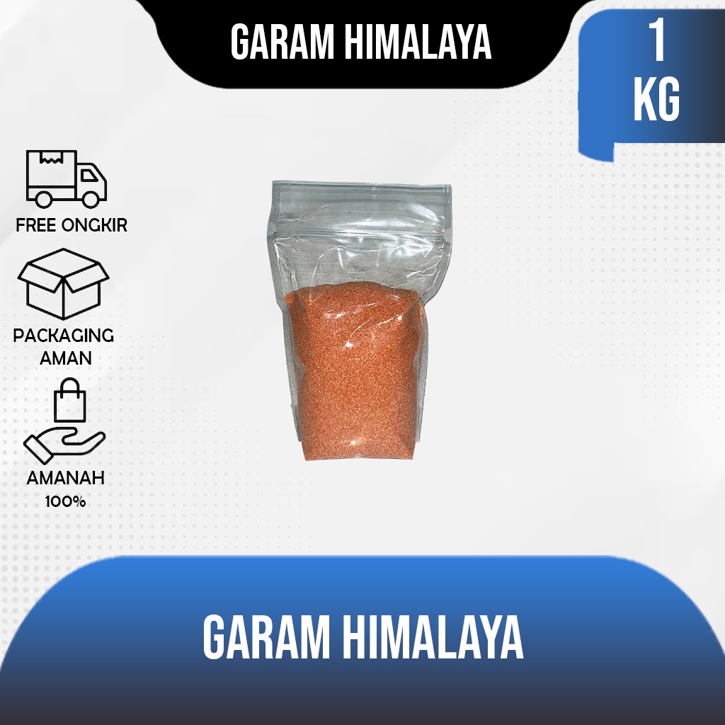 

Garam Himalaya Pink Salt / Himalayan Pink Salt / Garem Himalaya 1kg