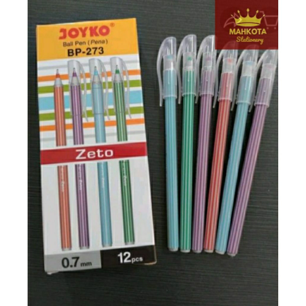 

Pena Joyko BP-273 Zeto Hitam 12 pcs