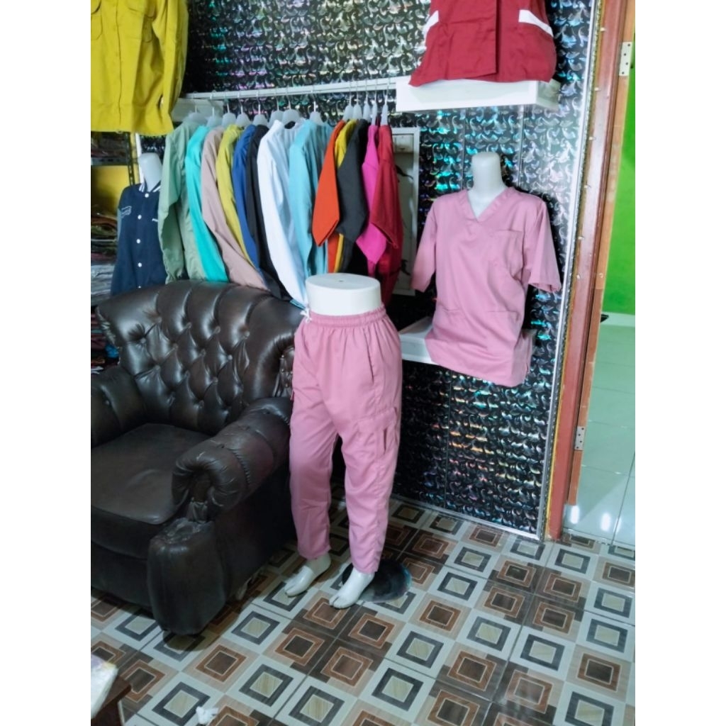 set cargo / baju oka lengan pendek / Baju OK Cargo / Katun Toyobo
