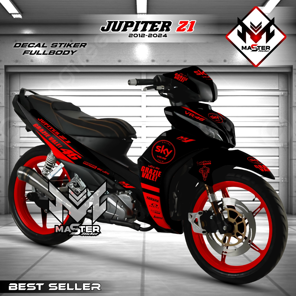 Decal Stiker jupiter Z1 terbaru - Sticker decal jupiter z1 Fullbody Desain Terlaris