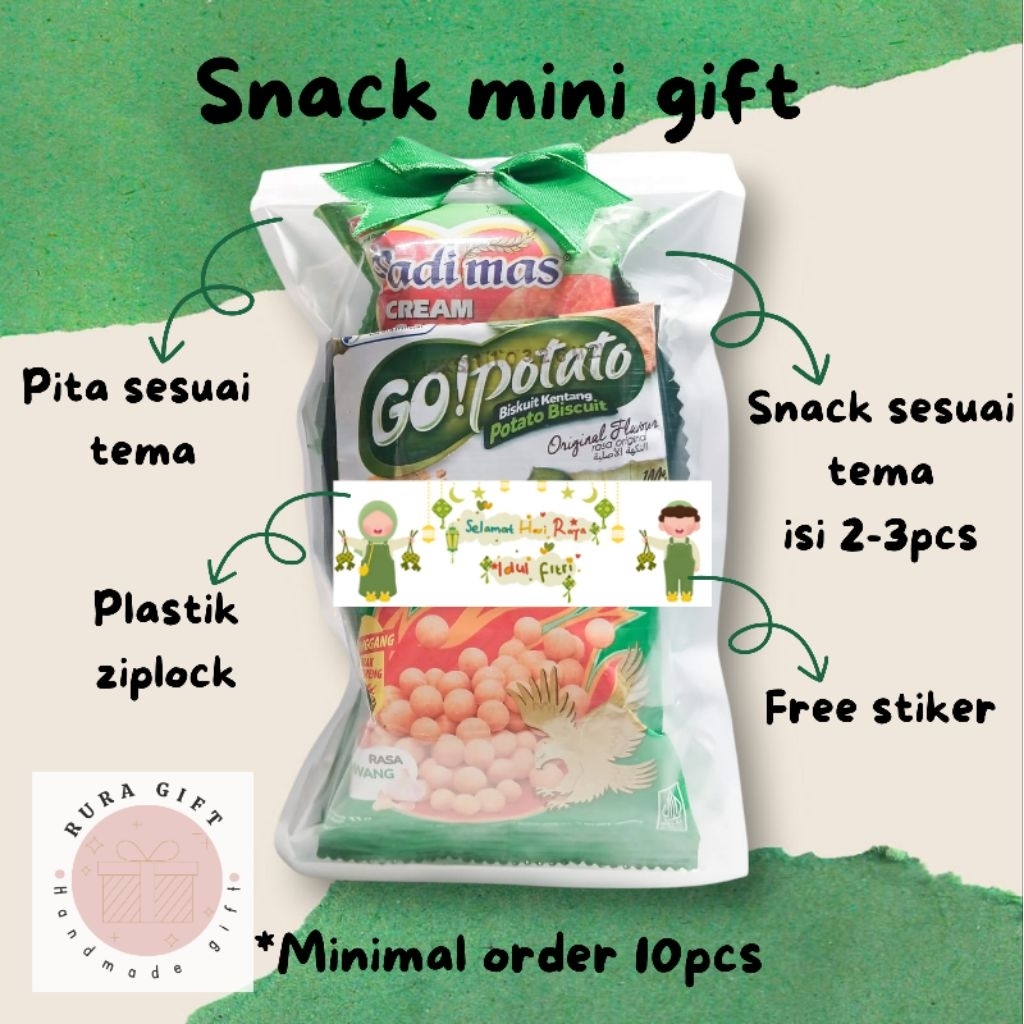 

Snack mini gift hampers, Snack gift mini ultah, min order 10pcs