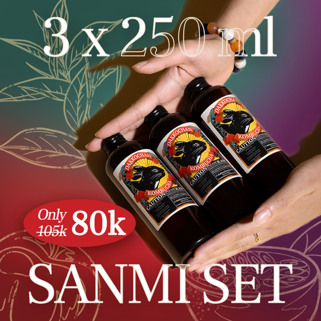 

Sanmi Set kombucha 250 ml x 3 rasa