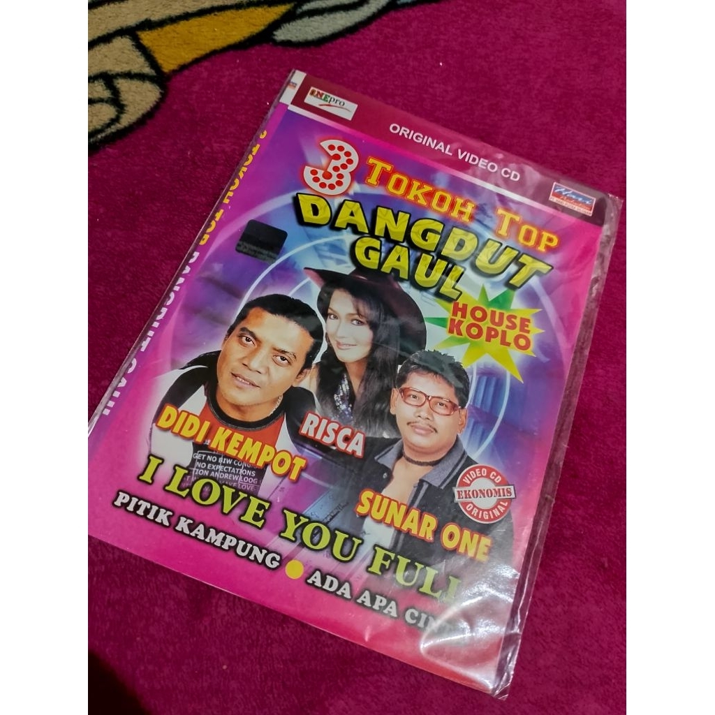 VCD DANGDUT - TIGA TOKOH TOP DANGDUT GAUL || HOUSE KOPLO (VCD ORIGINAL)