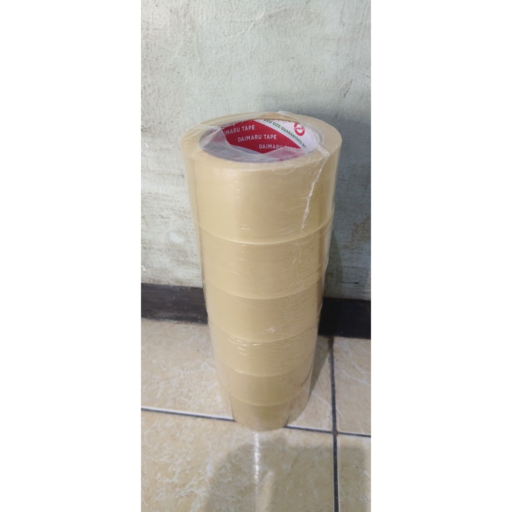 

LAKBAN BENING ISOLASI DAIMARU TAPE 1 SLOP ISI 6PCS