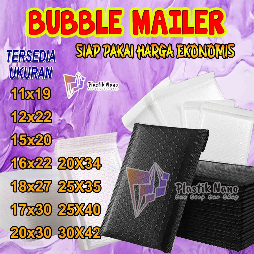 

Bubble Mailer / Amplop Hitam – Anti Bentur, Harga Bersahabat