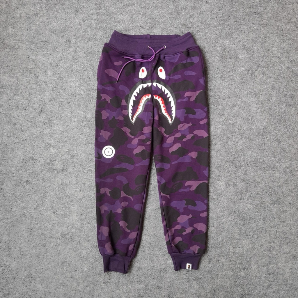 celana panjang joger bahan cotton bape shark wgm pria wanita celana santai celana casual