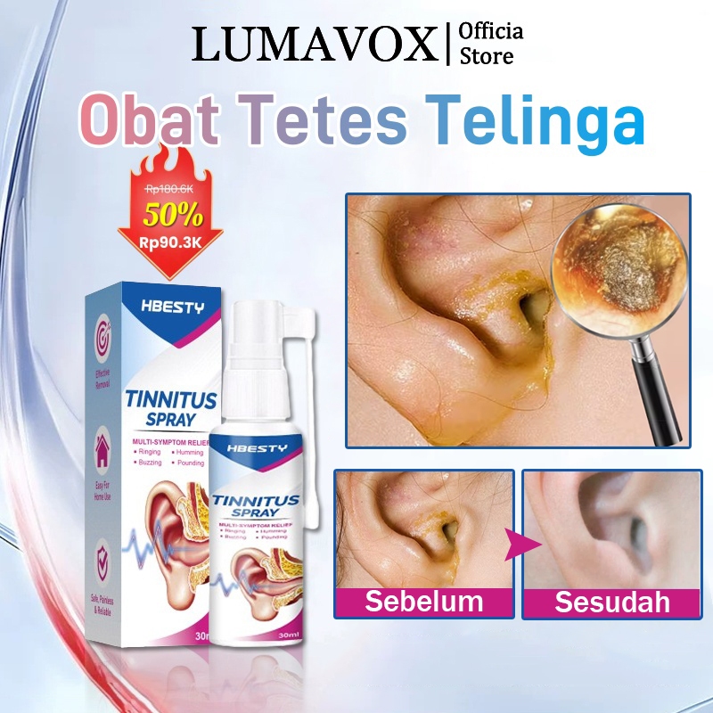 LUMAVOXTetes Telinga Cairan Pembersih Telinga 30ml Tetes Telinga Pembersih KotoranSakit Telinga