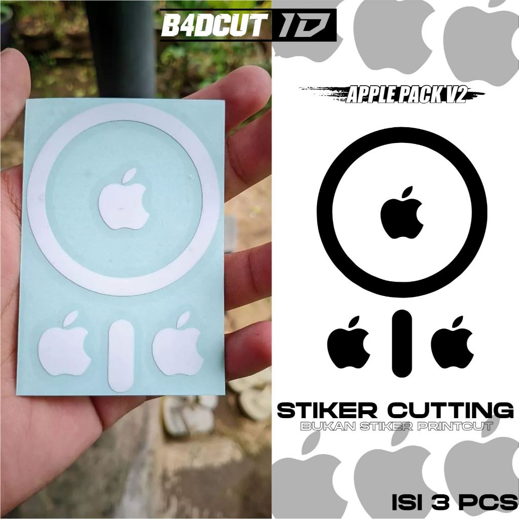 

Stiker Magsafe Handphone Cutting Sticker Handphone Mag safe HP Reflective Sheet Anti Air