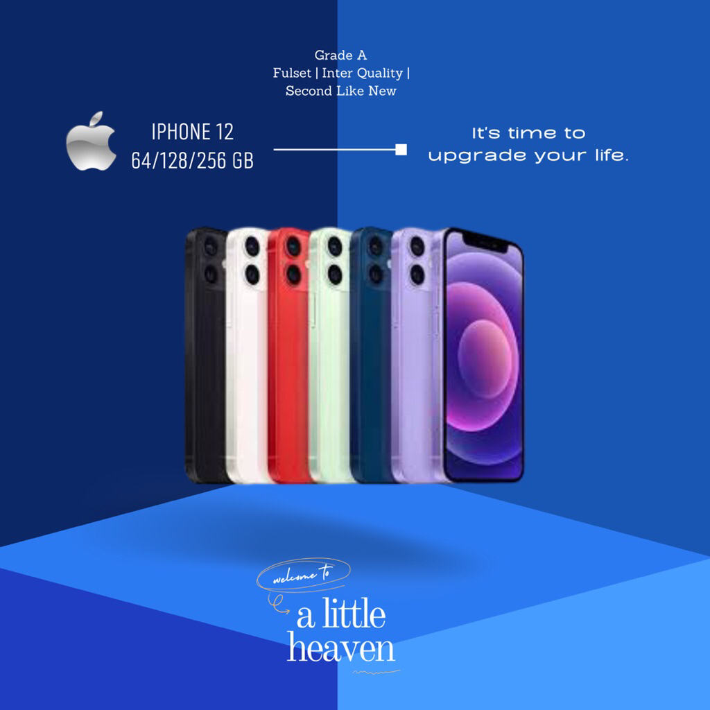 iPhone 12 Original Second | Mulus Like New | Inter Quality | Aman & Terpercaya (Bukan Refurbished/HD