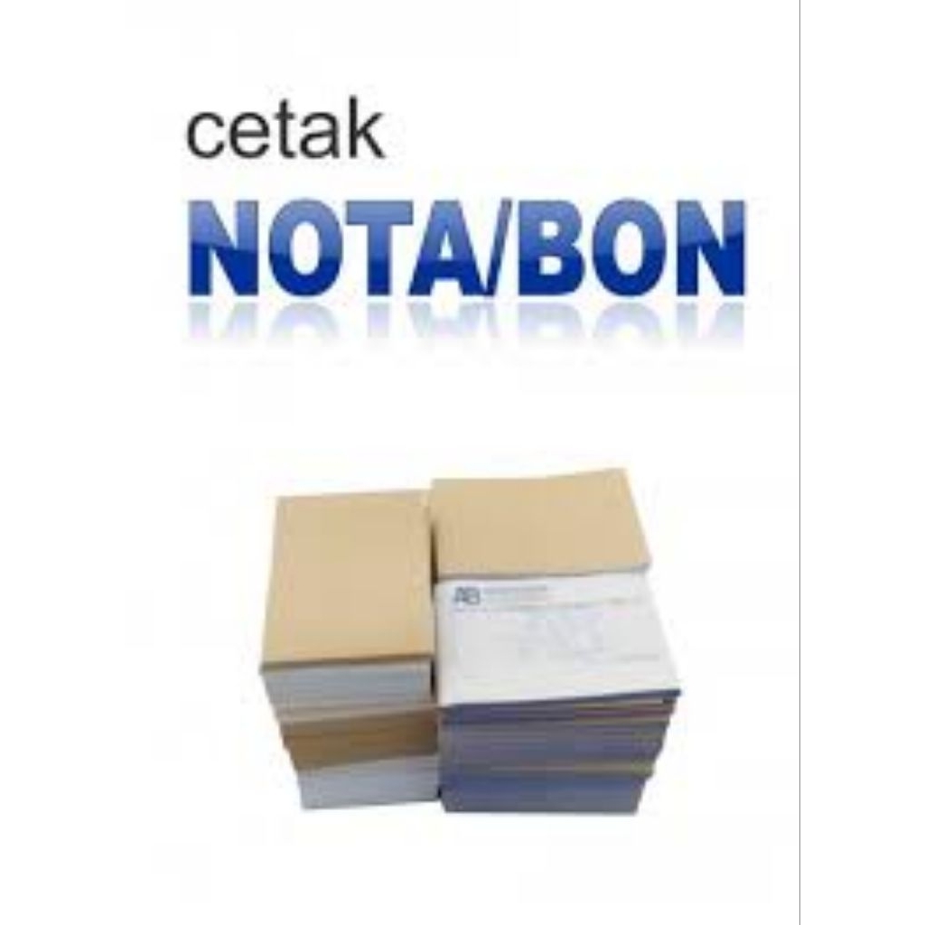 

Cetak Nota Bon 2ply berkualitas bisa dicustom isi paket 4O_Buku