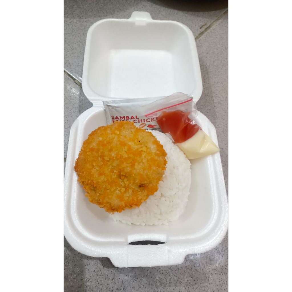 

nasi ayam chiken katsu