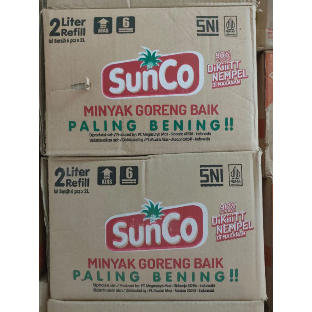 

Sunco Minyak Goreng 2L Satu Dus Isi 6 pcs murah