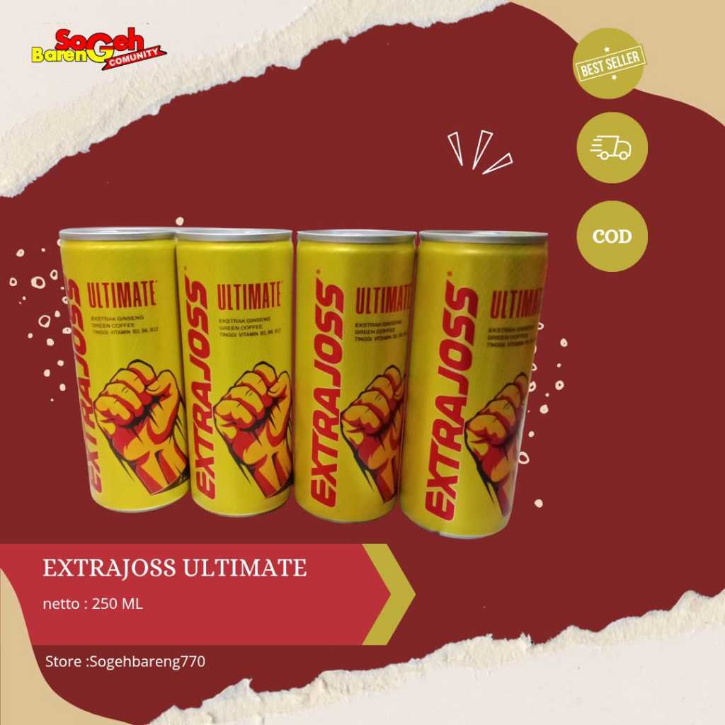 

EXTRAJOSS ULTIMATE-PAKET 4 KALENG-ISI 250 ML