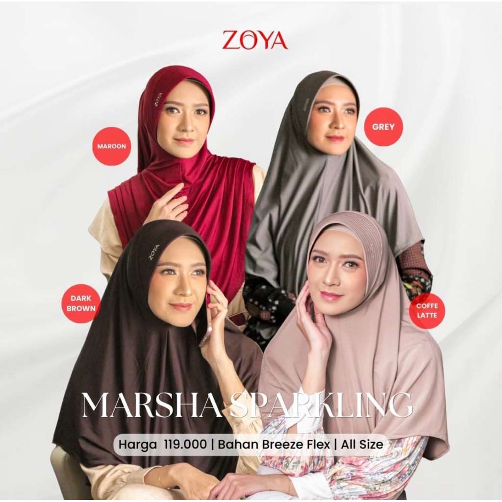 Bergo Zoya Marsha Sparkling Zoya HEIQ