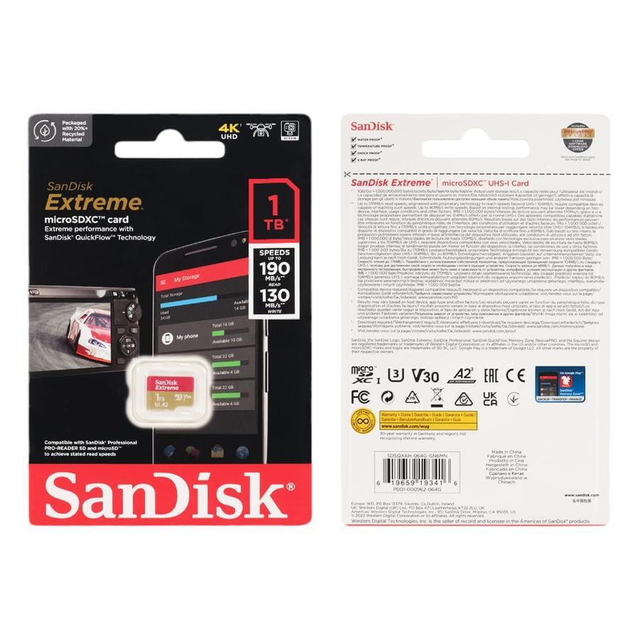 SanDisk Extreme Memory MicroSd Micro Sd 128GB - 1TB