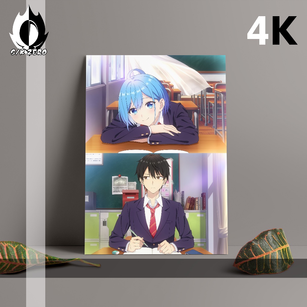 Poster size A3 Anime Paling Lengkap - Danjo no Yuujou wa Seiritsu Suru (4K)